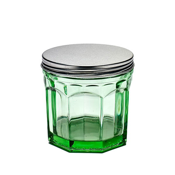 Банка круглая с крышкой «Фиш&Фиш»;стекло;0,75л;D=11,H=11,5см;зелен.