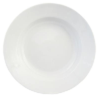 Тарелка глубокая «Бейсик»;фарфор;400мл;D=20,H=6см;белый