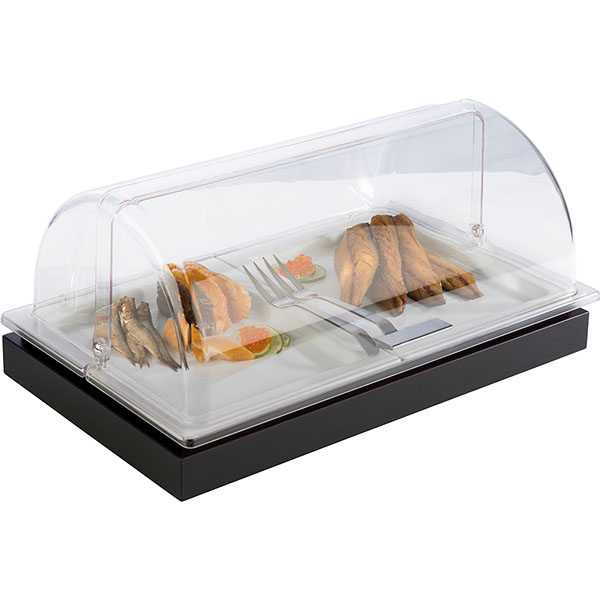 Поднос для подачи GN 1/2;фарфор;,H=20,L=325,B=265мм;белый