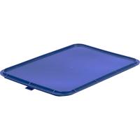 Крышка для ящика для продуктов 405/blue;полиэтилен;,H=2,L=43,B=33см;синий