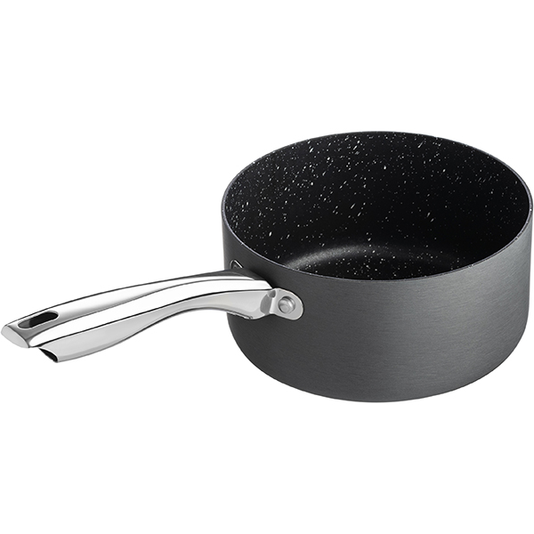 Сотейник «Уитфорд»;алюм.литой,сталь нерж.;2л;D=18,H=9см;граф.,черный