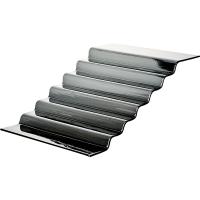 Поднос фуршетный(7ступенек);стекло;,H=20,L=65,B=40см;черный