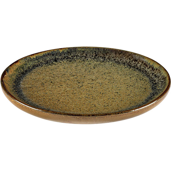 Тарелка «Серфис»;керамика;D=160,H=15мм;серый