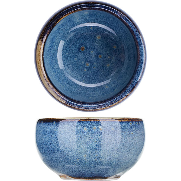 Соусник «Ирис»;фарфор;75мл;D=7,H=4см;голуб.