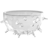 Салатник с шипами;стекло;250мл;D=100,H=67мм