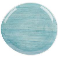 Тарелка;фарфор;D=27см;голуб.