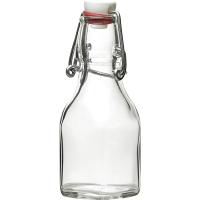 Бутылка «Свинг» с пробкой;стекло,пластик;125мл;D=60,H=134,L=50,B=50мм;прозр.