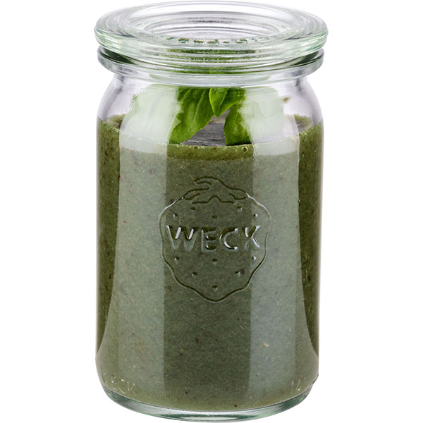 Банка для подачи «Вэк» с крышкой;стекло;145мл;D=55,H=90мм