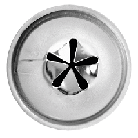 Насадка кондитерская «Клематис»;сталь нерж.;D=22,H=29мм;металлич.