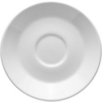 Блюдце «Монако Вайт»;фарфор;D=15/5,H=2см;белый