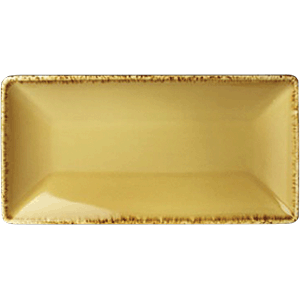 Блюдо «Террамеза Вит» прямоугольное;фарфор;,L=20,B=10см;бежев.