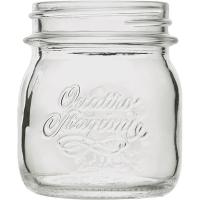 Банка «Кватро Стаджони» круглая без крышки;стекло;150мл;D=87,H=93мм;прозр.