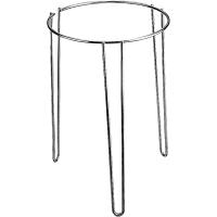 Подставка д/дуршлага;сталь нерж.;D=19,H=28см;металлич.