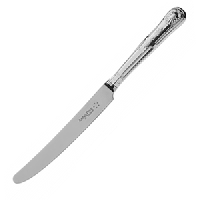 Нож столовый «Кингс Сильвер Плэйт»;посеребрен.;,L=246,B=21мм;серебрист.