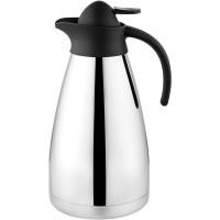 Кофейник вакуумный «Санекс»;сталь нерж.,пластик;1,5л;,H=18,L=16,B=13,2см;серебрист.,черный