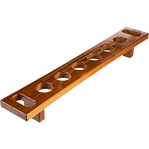 Доска на 6 стопок «Pino Board» ясень;,H=6,L=52,B=8см;тем.корич.