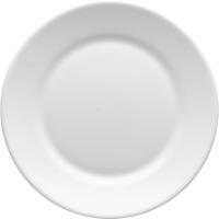 Тарелка «Ресторан» мелкая;стекло;D=225,H=20мм;белый