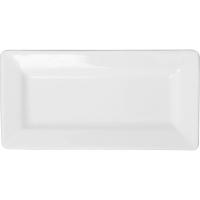 Блюдо «Кунстверк» прямоугольное;фарфор;,H=16,L=370,B=200мм;белый