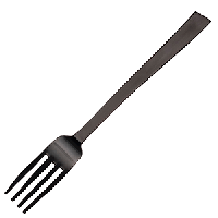 Вилка столовая «Маартен Баас»;сталь нерж.;черный