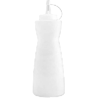 Емкость для соусов;пластик;0,69л;D=7,H=26см;прозр.