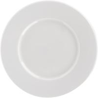 Тарелка «Монако Вайт» с широким бортом;фарфор;D=16,H=1см;белый