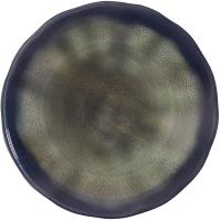 Соусник «Нанокрем Дарк Блю»;фарфор;100мл;D=10,H=3см;тем.син.,зелен.