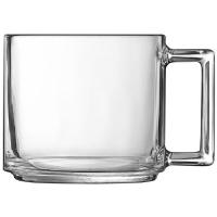 Кружка «Фитнес»;стекло;0,5л;D=10,H=8,L=13см;прозр.