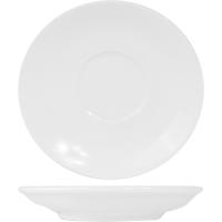 Блюдце «Кунстверк»;фарфор;D=140/63,H=22мм;белый