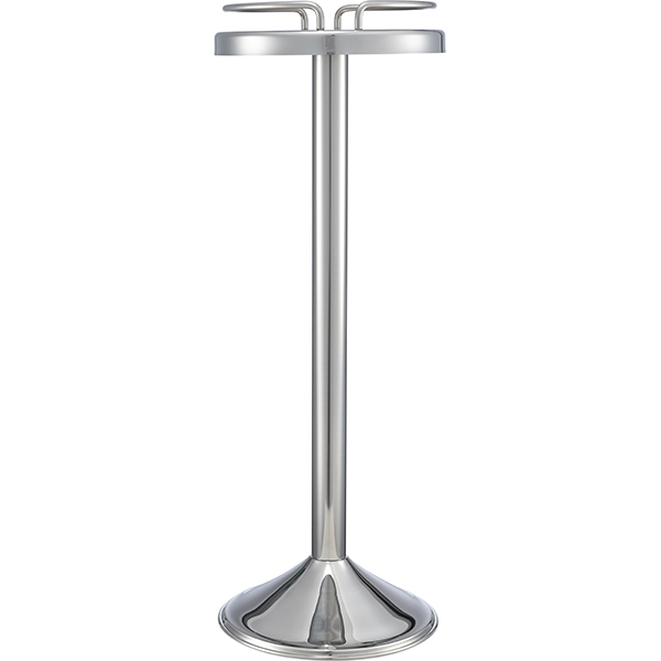 Подставка напольная для ведра;сталь нерж.;D=20,H=70,5см;серебрист.