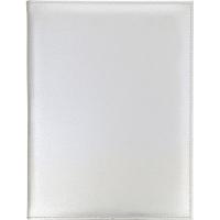 Папка-меню на винтах;кожезам.;,L=32,B=25см;серебрист.