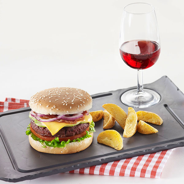 Блюдо для подачи «Базальт»;керамика;D=68,L=330,B=200мм;черный,матовый