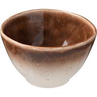 Салатник «Маррон Реативо»;фарфор;0,6л;D=15см;коричнев.,бежев.