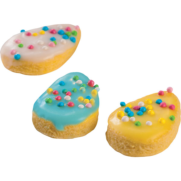 Резак кондитерский «Яйцо» на листе 60*40см[32шт];абс-пластик;,L=52,B=33мм;белый