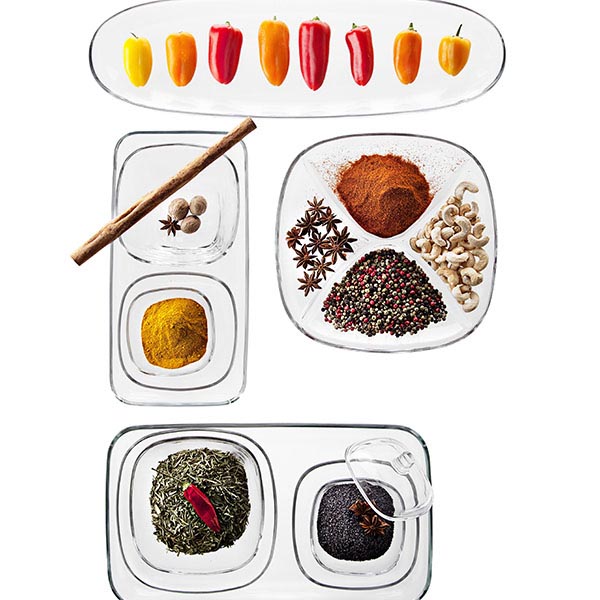 Блюдо сервировочное «Фениче»;стекло;,L=41,B=11,5см;прозр.