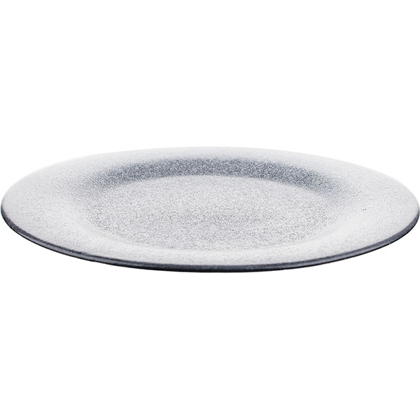 Тарелка «Млечный путь»;фарфор;D=20см;черный,серый