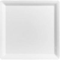 Блюдо «Аура»;фарфор;,L=29,B=29см;белый