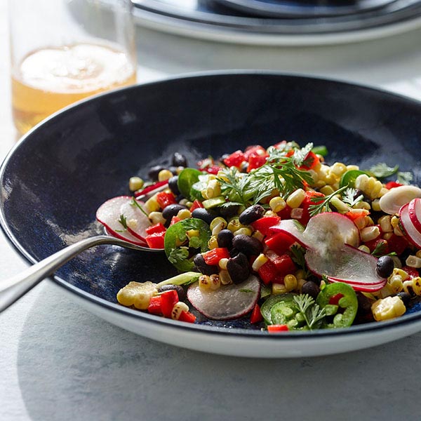 Салатник «Везувиус»;фарфор;0,65л;D=215,H=40мм;синий