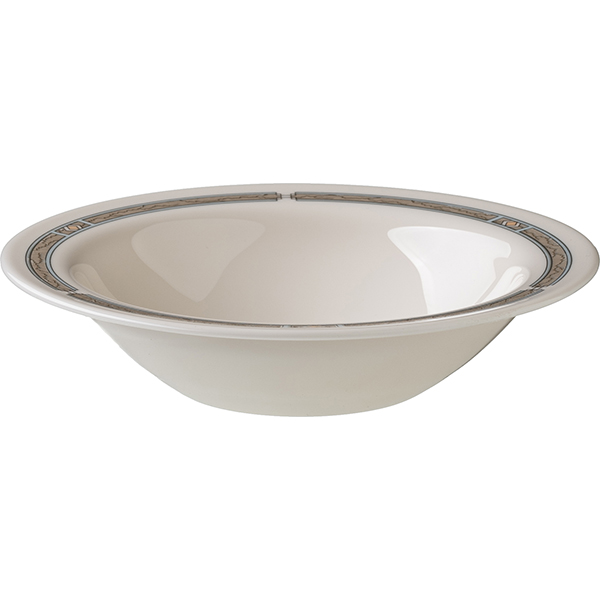 Блюдо «Каррарэ» для фруктов;стекло;200мл;D=160,H=35мм;бежев.,песочн.