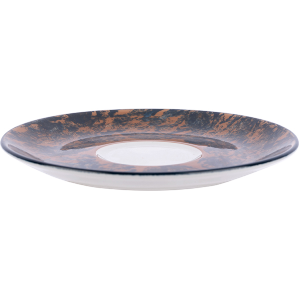 Чашка чайная «Аида»;фарфор;180мл;D=88,H=60мм;коричнев.