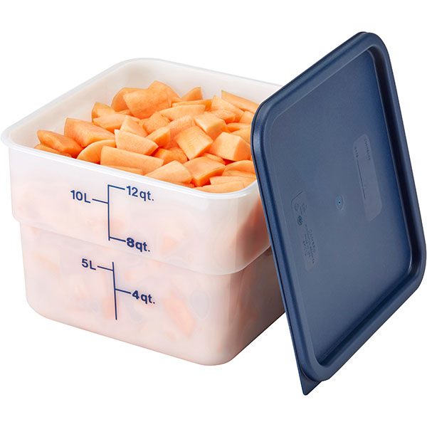 Контейнер для продуктов градуированный;пластик;11,4л;,H=21,L=31,B=25,6см;белый