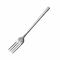 Вилка десертная «Профиль»;сталь нерж.;,L=185/65,B=4мм;металлич.
