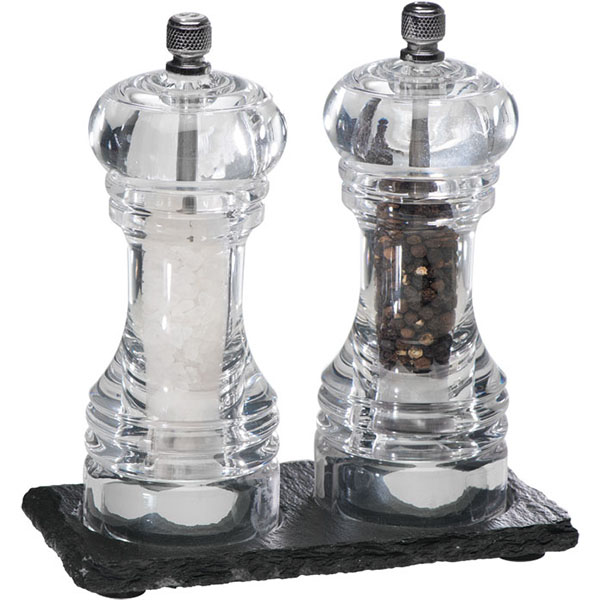 Подставка д/мельниц,банок;сланец натур.;D=6,L=15,B=8см