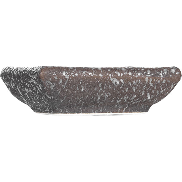 Соусник «Кунстверк»;керамика;,L=85,B=60мм;матовый,черный