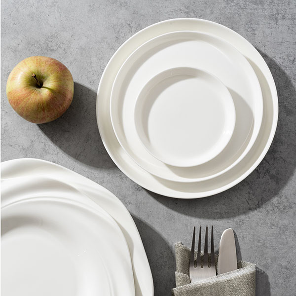 Тарелка мелкая;фарфор;D=170,H=17мм;белый