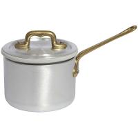 Сотейник с крышкой «Тавола Ле Пиколе Бронз Эйдж»;алюмин.,керамика;D=10см;металлич.