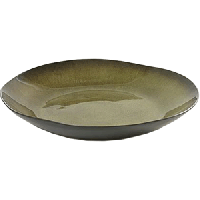 Блюдо «Пьюр» глубокое;керамика;D=32,H=5см;зелен.