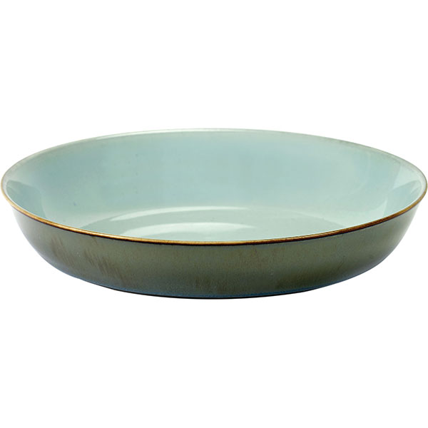 Блюдо глубокое;керамика;D=175,H=30мм;голуб.,серый