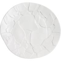 Тарелка «Тренкадис» мелкая;фарфор;D=29см;белый,матовый