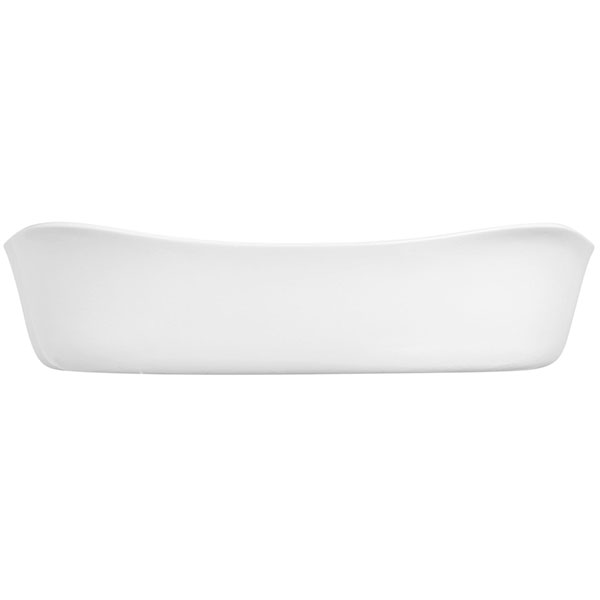 Блюдо квадратное глубокое жаропрочное;стекло;1л;,H=45,L=200,B=200мм;белый