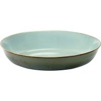 Блюдо глубокое;керамика;D=175,H=30мм;голуб.,серый